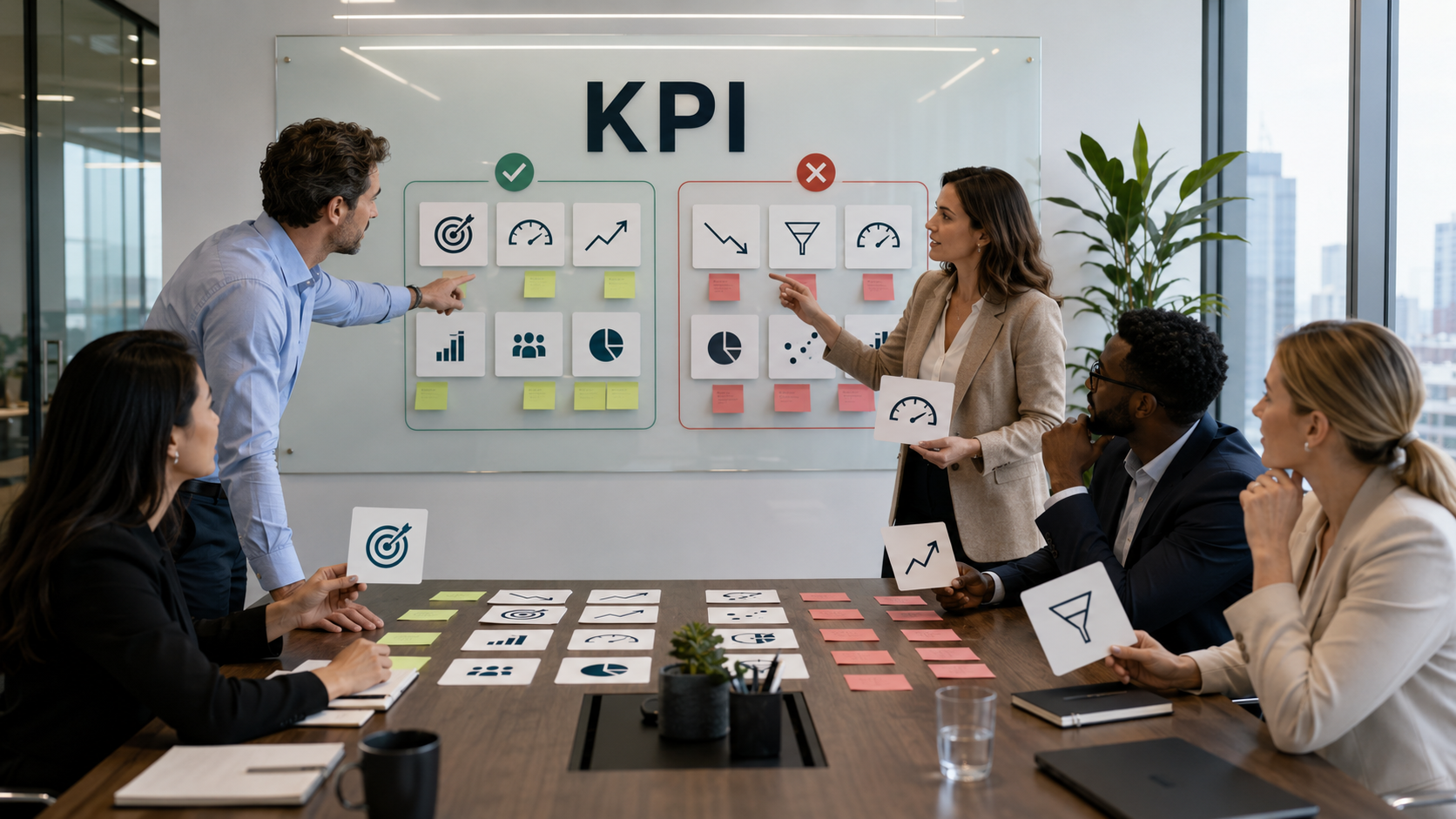 KPI dashboard hero illustration for Business Reporting Solutions article