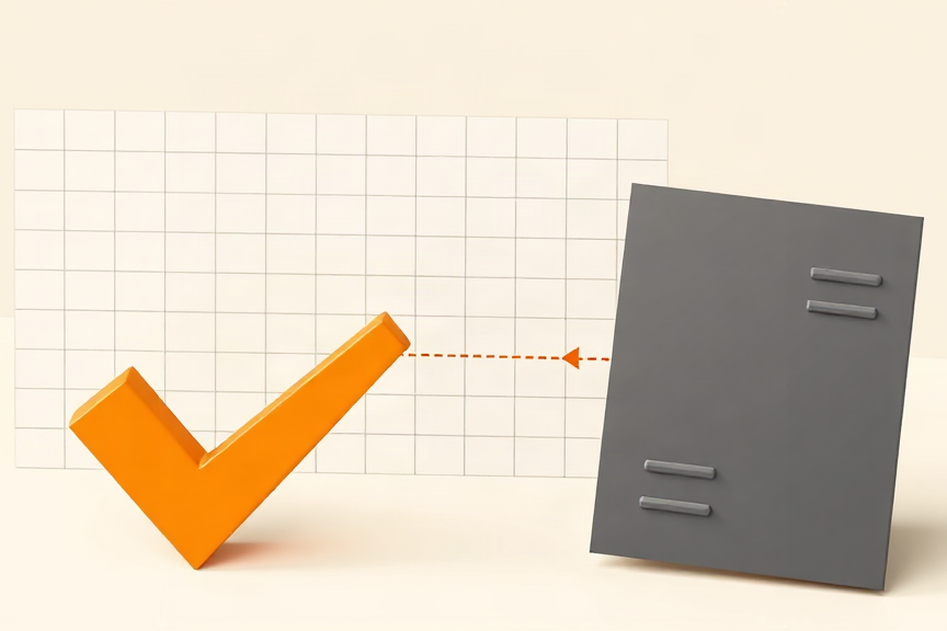 Checked data table linked to its source.
